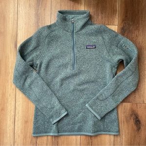 Patagonia 1/4 Zip Better Sweater Womens Blue